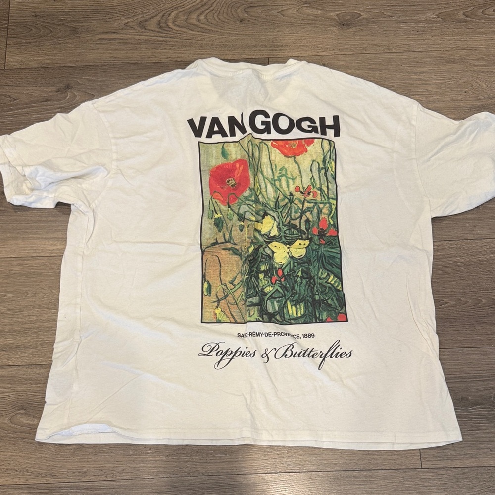 Divided White Van Gogh Graphic Tee